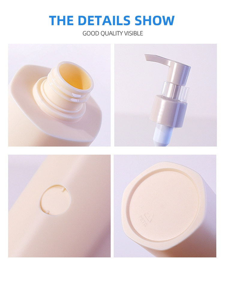 High Quality PETG Plastic Makeup Remover Oil Body Lotion Bottle