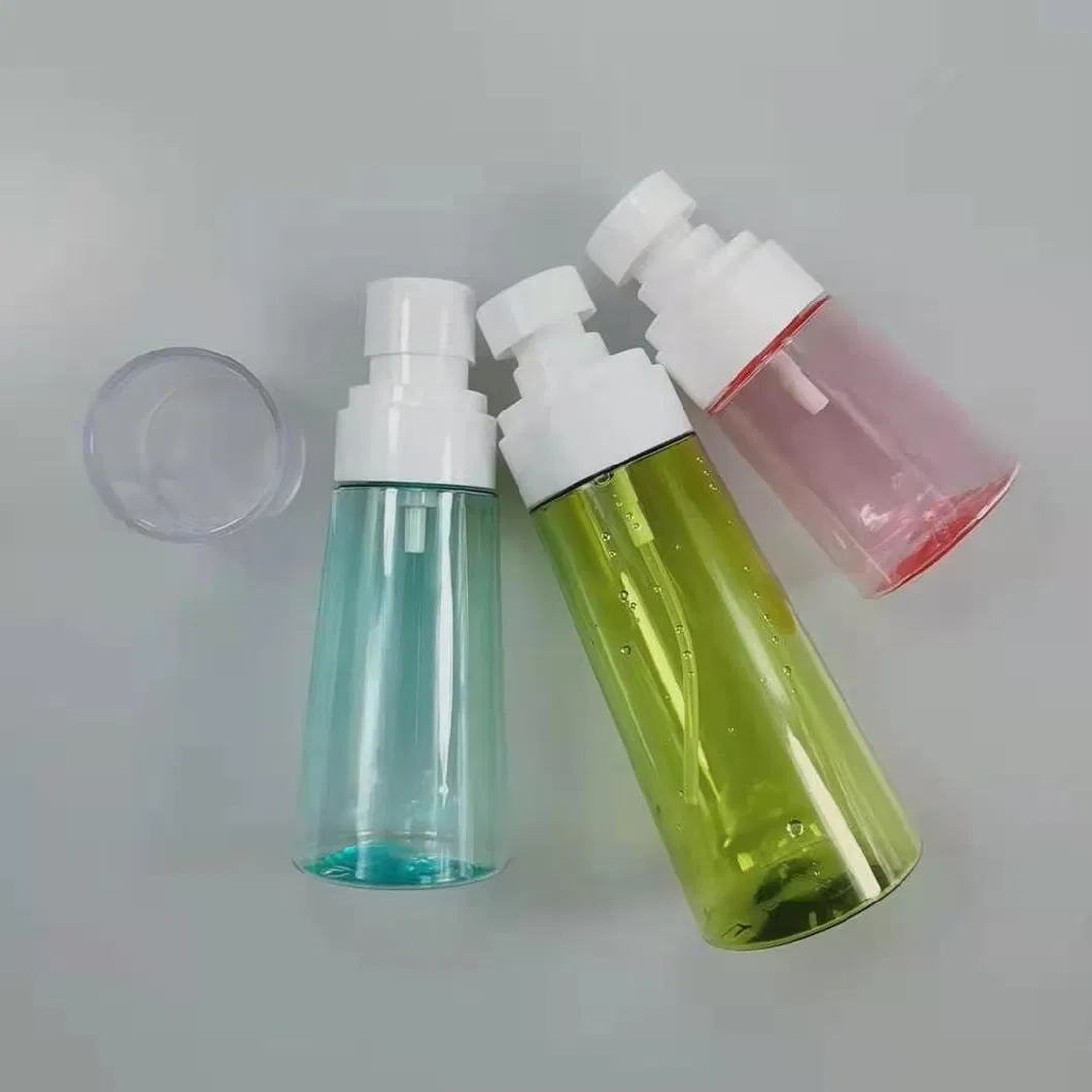 30ml 60ml 100ml PETG Transparent Clear Plastic Container Upg Perfume Bottle with Mist Sprayer & Pump for Travel and Hand Sanitizer