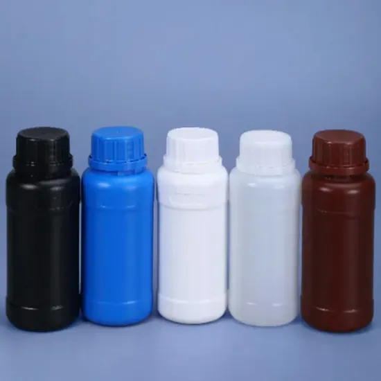 Bouteille en plastique personnalisée d'emballage de jerrycan de bouteille en plastique chimique de HDPE